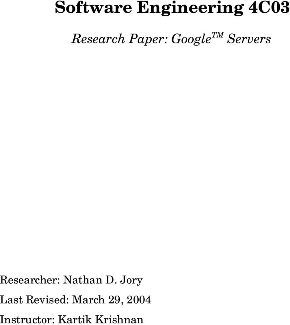 Researcher: Nathan D.