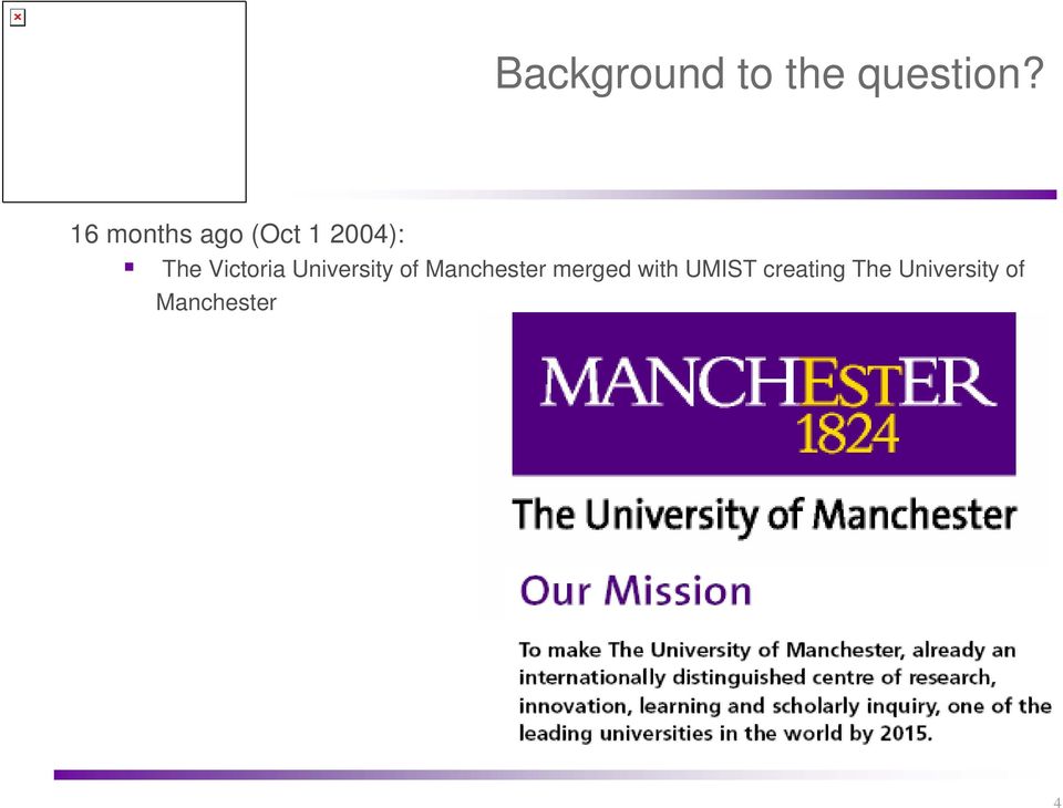 Victoria University of Manchester