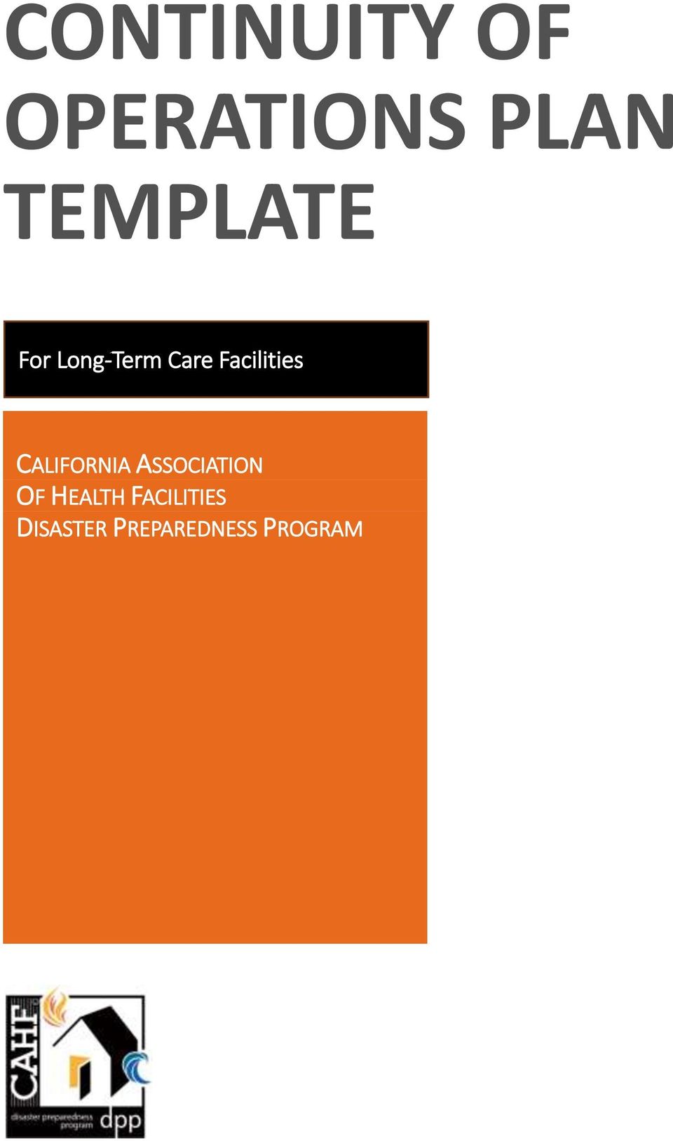 Facilities CALIFORNIA ASSOCIATION