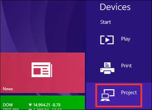 ScreenBeam Wireless Display Kit Connecting via Windows 8.1 1.
