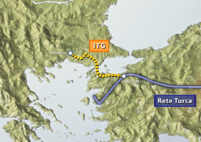 ITGI Project: Interconnection Turkey-Greece (ITG) The ITG Project has been designed in order to accommodate (through the installation of some compression stations) also the gas volumes destined to