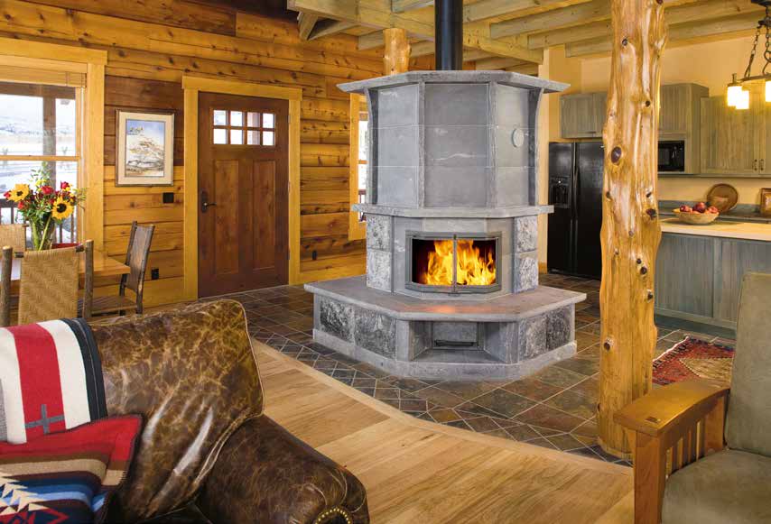 Wrap Yourself in Warmth Tulikivi masonry heaters provide up to 24 hours of energy-efficient warmth for your home, with just a few loads of wood.