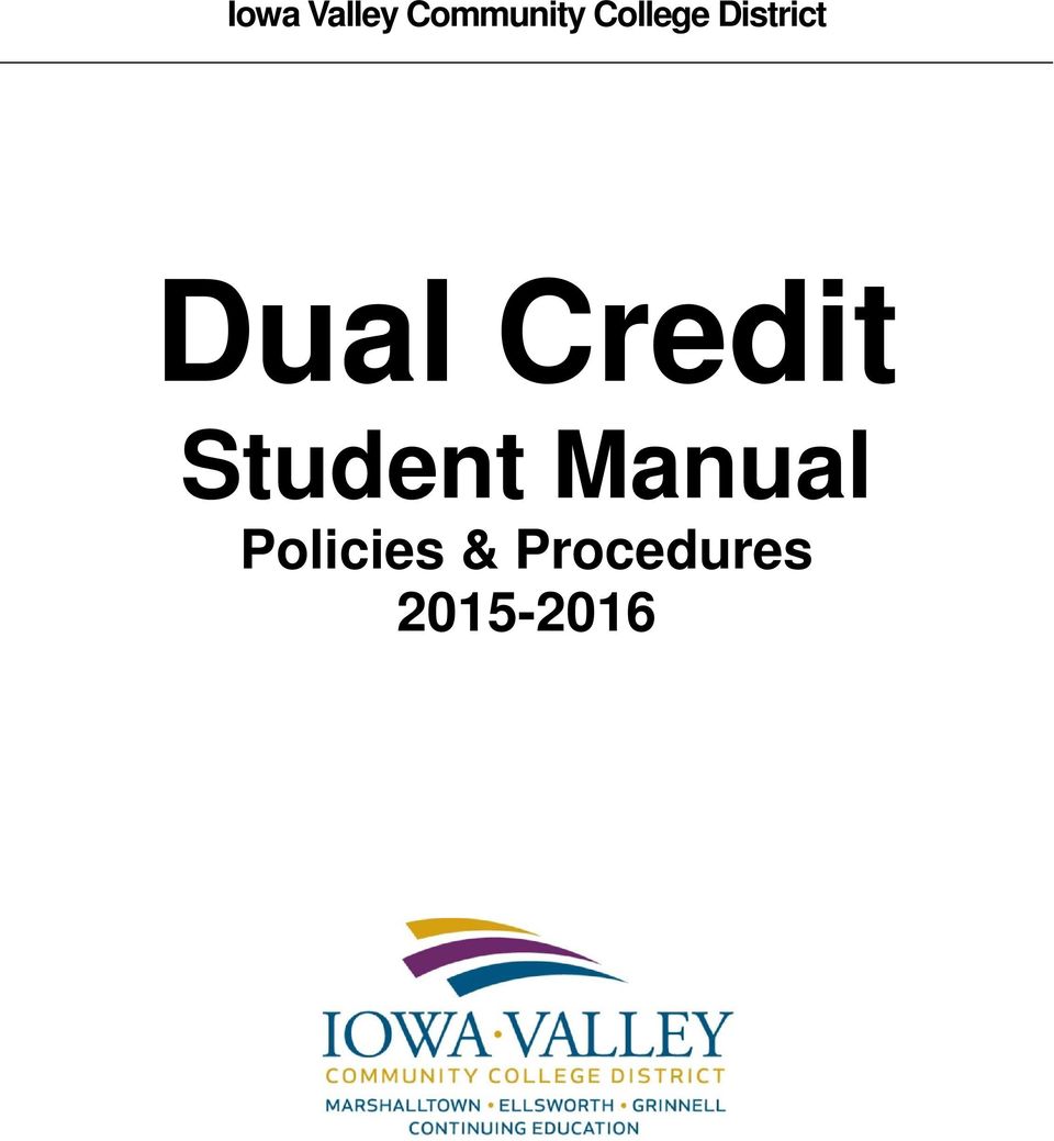 Credit Student Manual