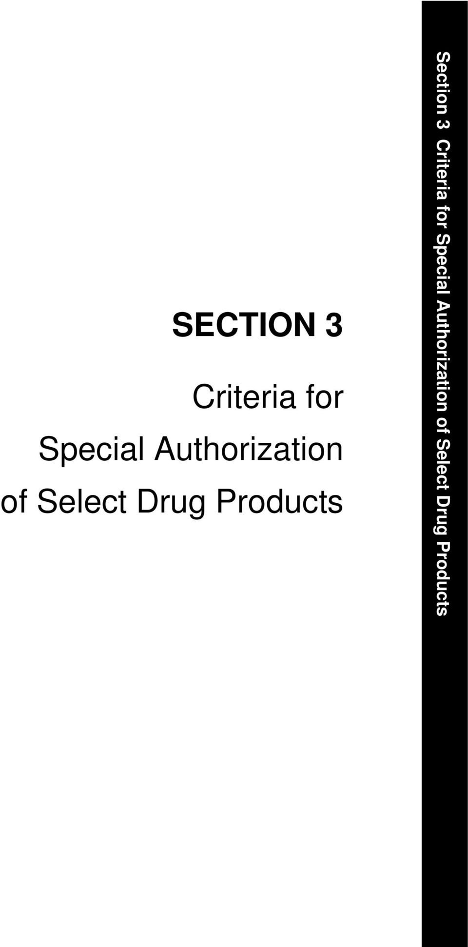 Products Section 3 Criteria for
