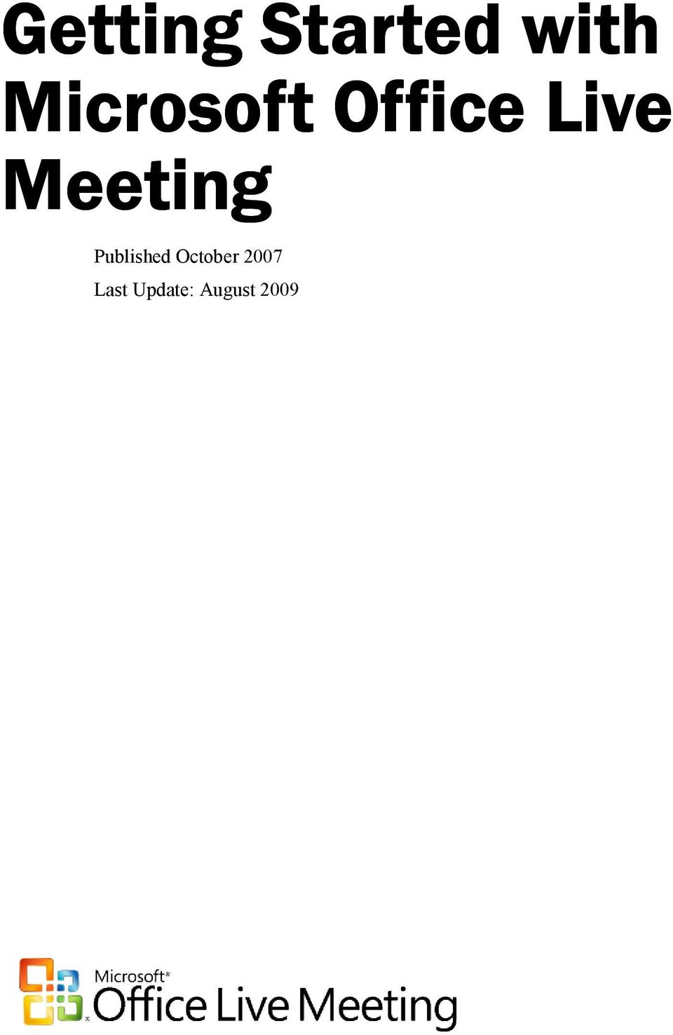 Meeting Published