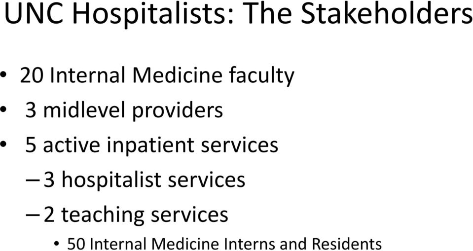 inpatient services 3 hospitalist services 2