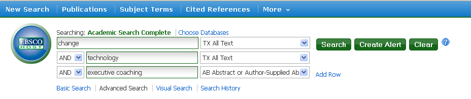 In the title tab, type in the name of the database Academic Search Complete and click search. Click on the name, in this case Academic Search Complete to access it.