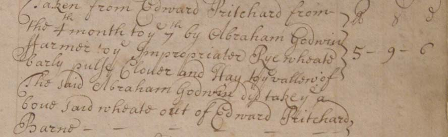 Quakers Persecution The first entry in the Herefordshire Book of Sufferings refers to Edward Prichard below is a transcription An account of ye Sufferings of ffriends upon ye account of tiyth in