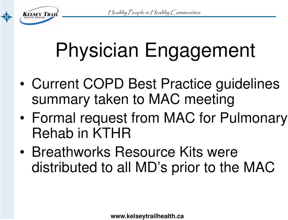 from MAC for Pulmonary Rehab in KTHR Breathworks
