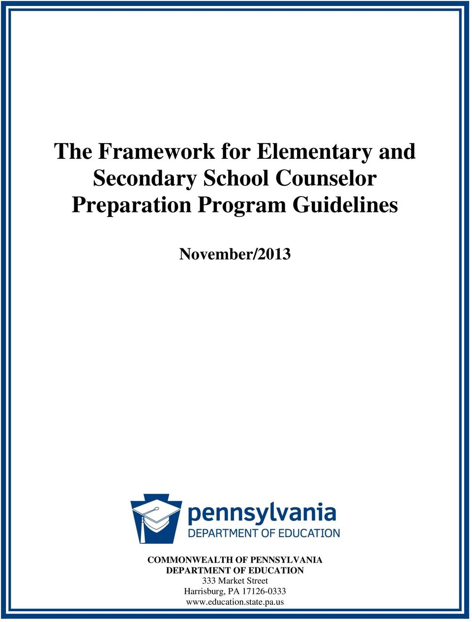 COMMONWEALTH OF PENNSYLVANIA DEPARTMENT OF EDUCATION 333
