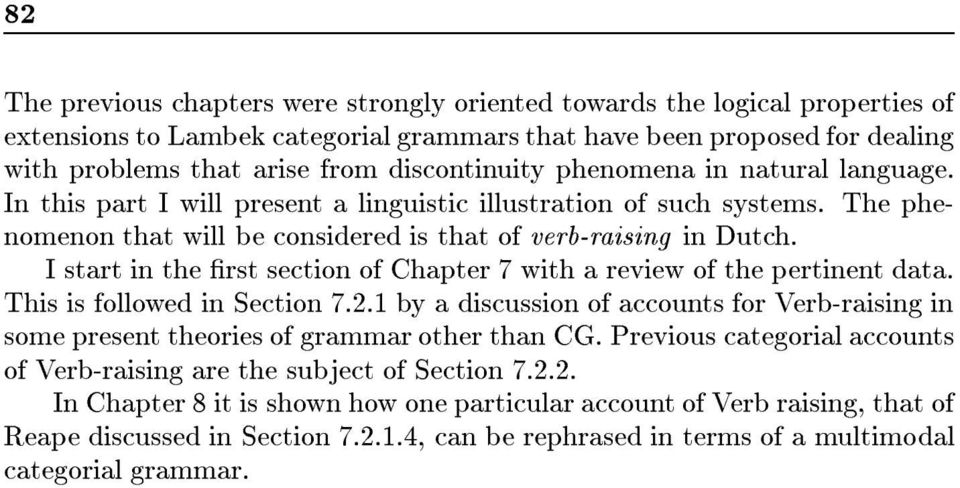 I start in the rst section of Chapter 7 with a review of the pertinent data. This is followed in Section 7.2.
