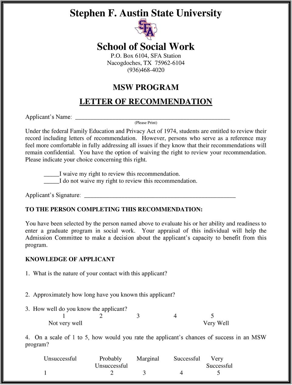 students are entitled to review their record including letters of recommendation.