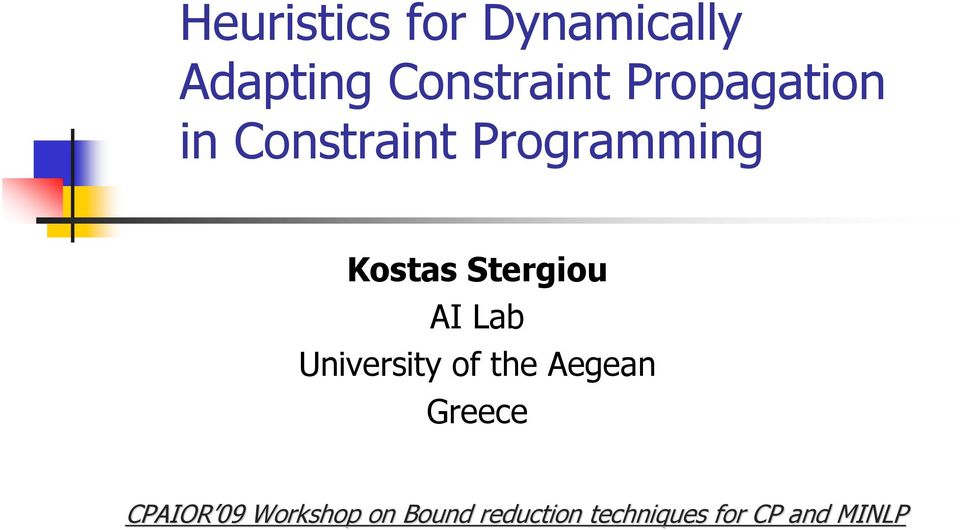 Stergiou AI Lab University of the Aegean Greece