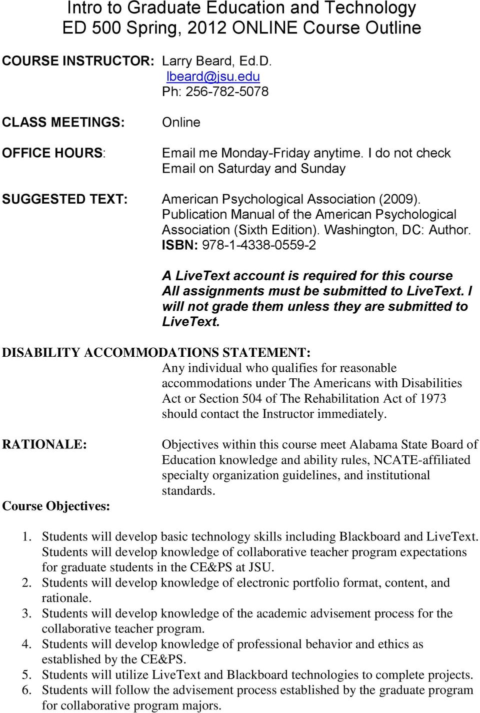 Publication Manual of the American Psychological Association (Sixth Edition). Washington, DC: Author.