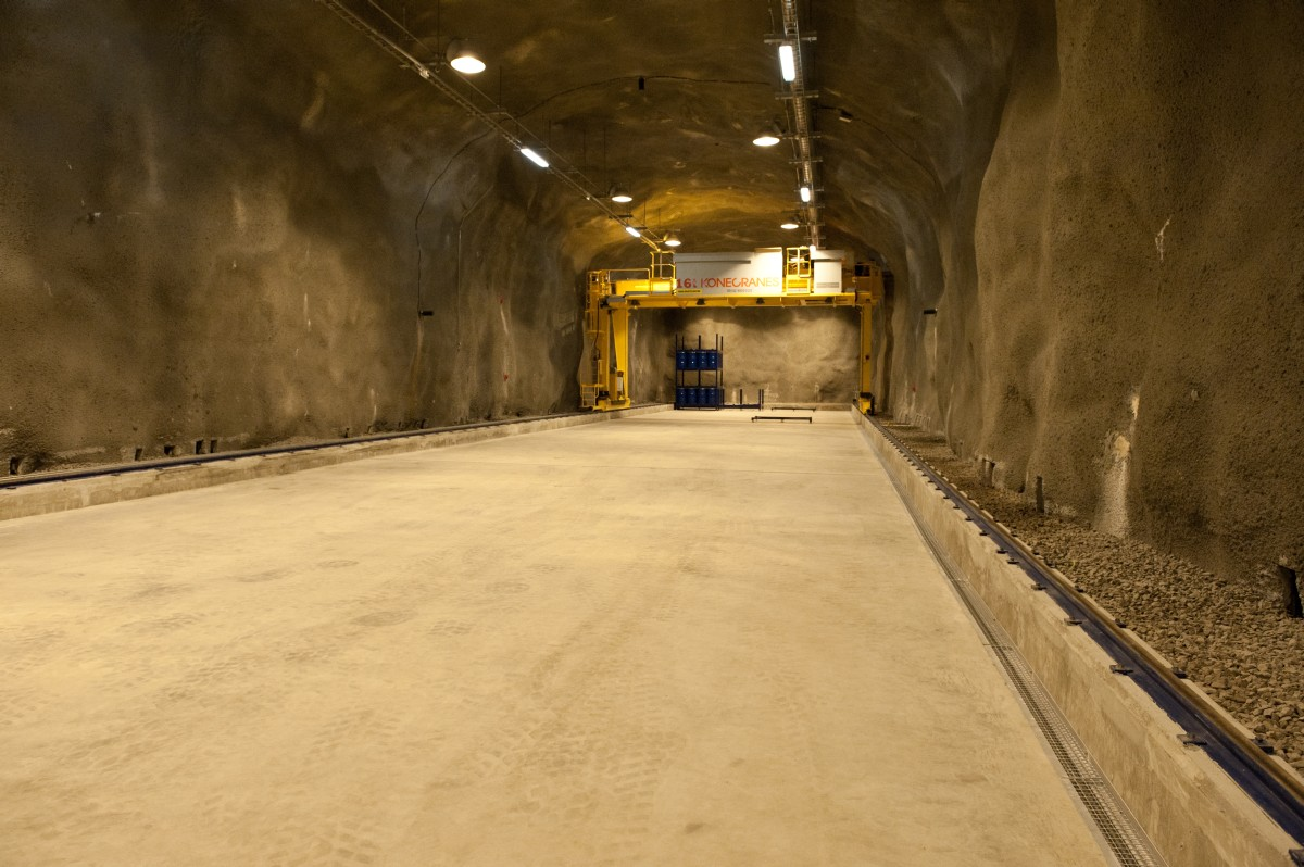 Fig. 8. Maintenance waste tunnel [1]. The Long-term Safety Of The Repository The safety of the repository after its closure is based on both natural and engineered barriers.