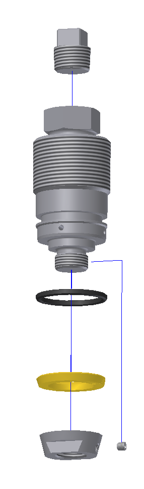 6 Chapter 4 Access Fitting Plug The access fitting plug is the retrievable carrier which holds the device (coupon holder, probe, chemical injection nut, etc.