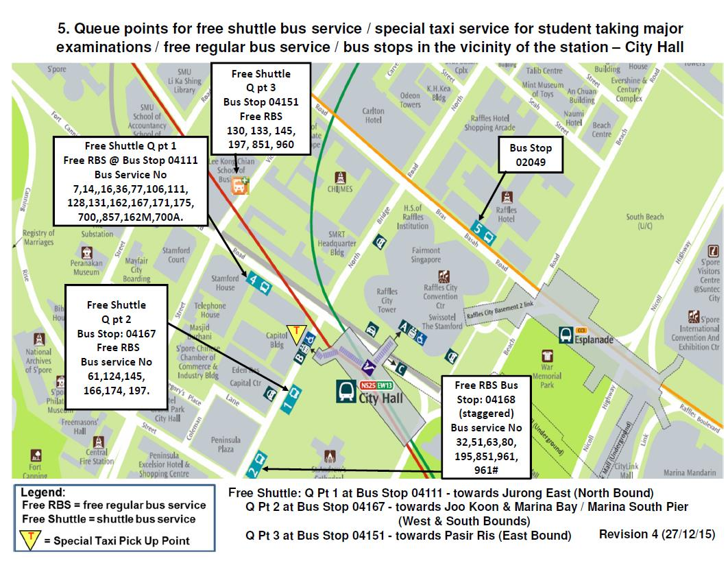 Note: Free RBS Free Shuttle When activated, all regular buses (regardless of operator) at the designated bus stops are free boarding.
