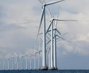 offshore wind farm Capacity: 400MW Turbine size: 3.6MW Comm.