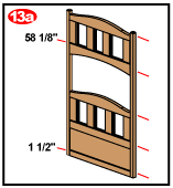 Number the slats and their positions and fill in the gaps between slat positions with blocks of wood cut for a snug fit in the groove and extending out slightly.
