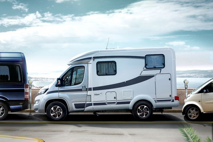 Exterior colours Light, slender and manoeuvrable The HYMER Van is available in
