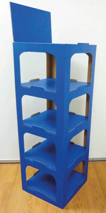 400mm (B) x 1500 mm (H) incl header 4-Sided Box Stand