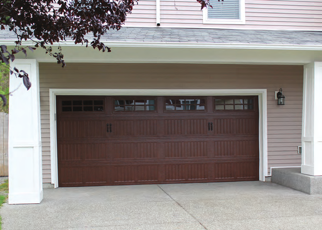 THERMA TECH WOODGRAIN FINISHES - Since 1946 - Insulated Steel Carriage Panel Garage Doors THERMA TECH THERMA TECH II THERMA