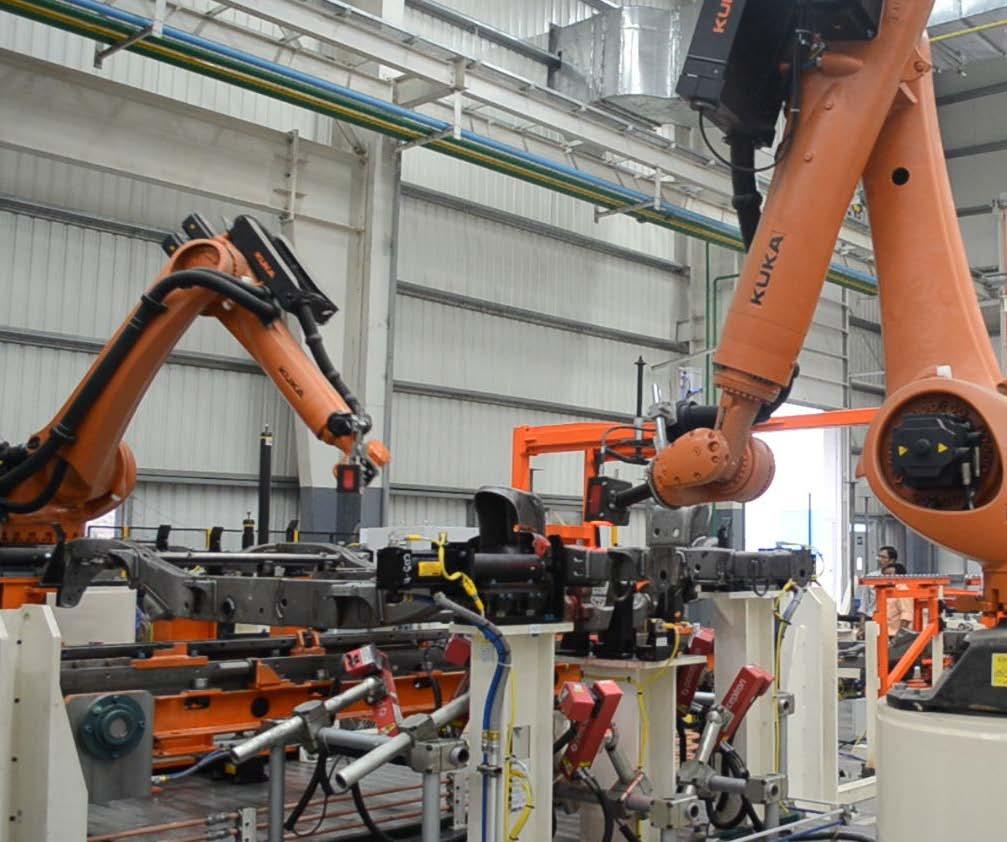 Production Line Measurement Reduced scrap and labor costs with better quality 100% Real Time, Automated Robotic