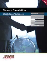 finance simulation blackstone celanese