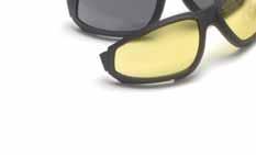 Pyramex Rotator Safety Glasses with Rotating Temples and Wrap-Around Lens Black Temples Amber Lens SB7830S