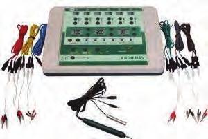 0 Volts & current - Normal dial 0 to 22 milliamps HAN Multi-Purpose Digital Electron Acupunctoscope The model E600 HAN Multi-Purpose Digital Electronic Acupunctoscope with 6 channel outputs is a