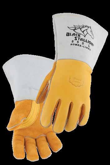 BLACK STALLION Tool Handz ShokBlok Anti-Vibration Snug-Fitting Gloves 98SB 2XL