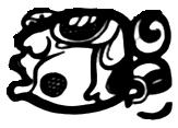 Вжитий при цьому фонетичний комплемент Т280, -о, вказує, що знак передає назву папуги-ара, mo`:, T744b.280,, T744b:280, MO-o.