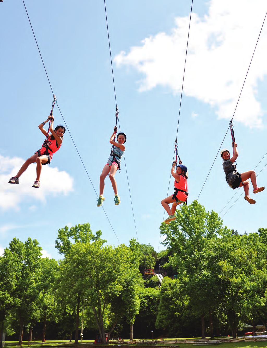 Here comes the fun! From flying down the zip line to bouncing off the blob, every day at Kanakuk is action packed and full of fun! Sports and Activities This will be a summer your Kamper won t forget!