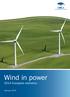 Wind in power 2014 European statistics. February 2015 THE EUROPEAN WIND ENERGY ASSOCIATION
