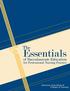 The Essentials of Baccalaureate Education for Professional Nursing Practice