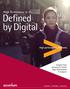 High Performers in IT: Defined by Digital. Insights from Accenture s fourth High Performance IT research. consulting technology outsourcing