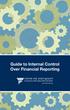 Guide to Internal Control Over Financial Reporting