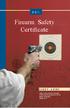 F S C. Firearm Safety Certificate