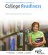Toward a More Comprehensive Conception of College Readiness