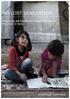 NO LOST GENERATION. Protecting the futures of children affected by the crisis in Syria STRATEGIC OVERVIEW