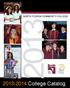 2013-2014 College Catalog