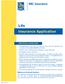 Life Insurance Application