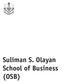 Suliman S. Olayan School of Business (OSB)