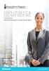 EMPLOYMENT & SALARY REPORT