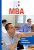 MBA. Master of Business Administration. www.sbs.edu CERTIFIED ACCREDITED