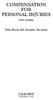 COMPENSATION FOR PERSONAL INJURIES