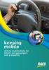 keeping mobile Vehicle modifications for drivers and passengers with a disability