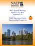 2015 Annual Meeting April 12-15, 2015 Atlanta, GA NAEP Executive Circle: Sponsorship Prospectus