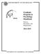 Graduate Program in Psychology Handbook
