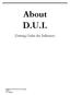 About D.U.I. (Driving Under the Influence) Published by The Alaska Court System PUB-11 (6/13)(green)